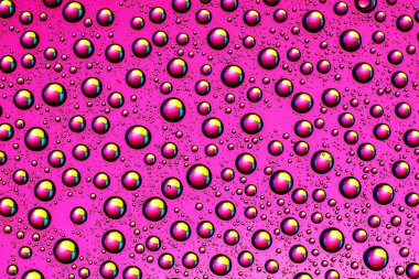 Su kabarcıkları ile soyut arkaplan