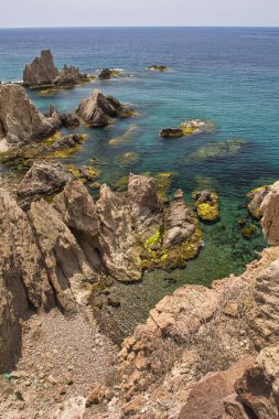 Las Sirenas Resifi, Denizkızları Resifi, Cabo de Gata-Njar Doğal Parkı, Biyosfer Rezervi, Almerya, Endülüs, İspanya, Avrupa