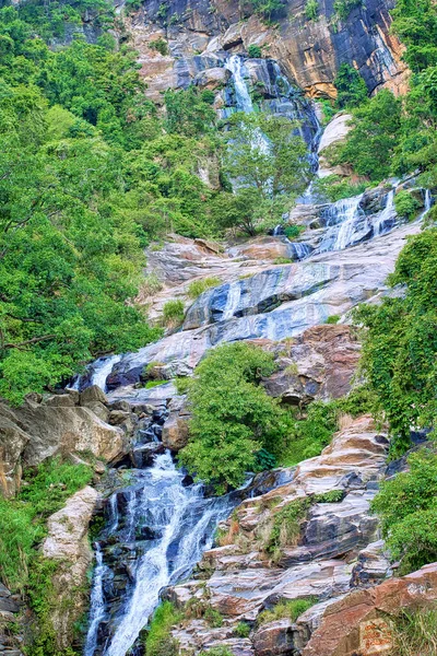 Ravana Falls Rawana Falls Rawana Ella Ravana Ella Wildlife Sanctuary — Fotografia de Stock