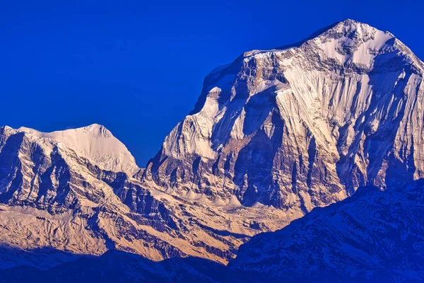 Dhaulagiri Massif Annapurna Range Sunrise Poon Hill View Point Gorepani — ストック写真
