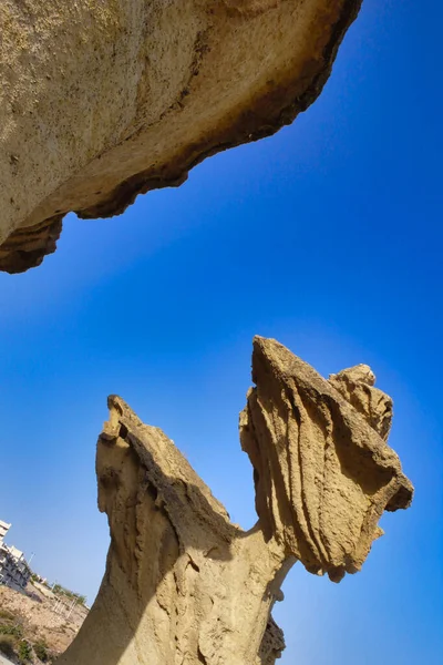 Erosiones Bolnuevo Patrimonio Natural Región Murcia Murcia España Europa — Foto de Stock