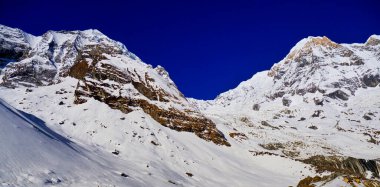 Annapurna Güney, Annapurna Sıradağları, Annapurna Ana Kampı, Annapurna Koruma Alanı, Himalaya Dağları, Nepal, Asya