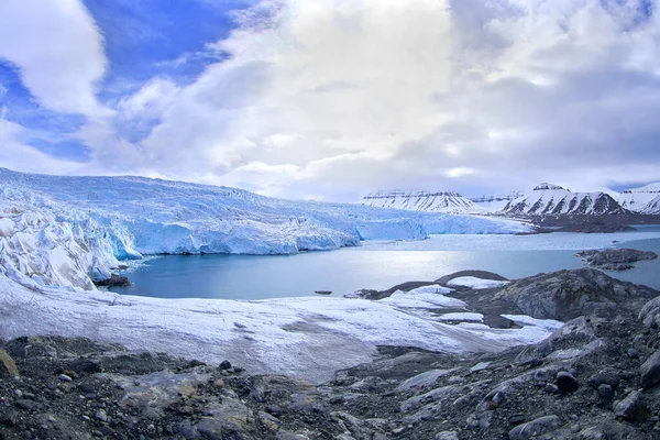 Nordenskiold Glacier Petuniabukta Billefjord Arktida Špicberky Špicberky Norsko Evropa — Stock fotografie