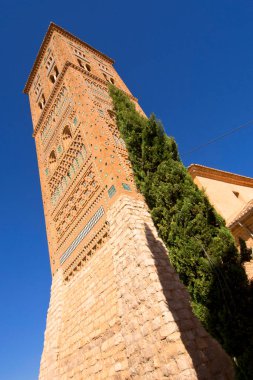 St. Martn Mudejar Kulesi, Torre Mudejar de San Martn, Teruel, Aragon, İspanya, Avrupa