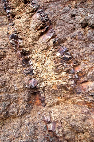 Magmatisk Vallgrav Tektonisk Deformation Caldera Taburiente Nationalpark Biosfärområde Zepa Lic — Stockfoto