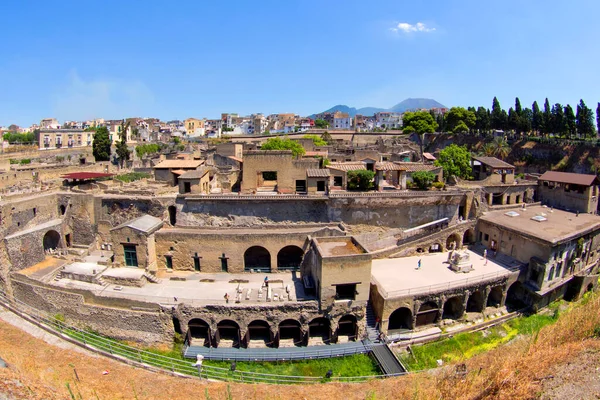 Herculaneum Kalıntıları Antik Roma Kalıntıları Unesco Worl Heritage Sitesi Ercolano — Stok fotoğraf