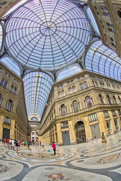 Galleria Umberto Neapol Kampania Włochy Europa — Zdjęcie stockowe