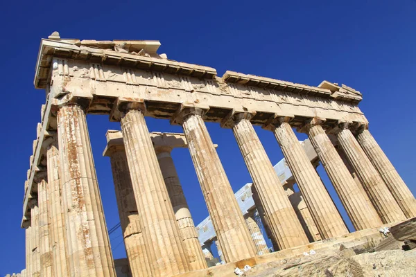 Parthenon Archaeological Site Acropolis Ancient Ruins Athens Greece Europe — Stock Photo, Image