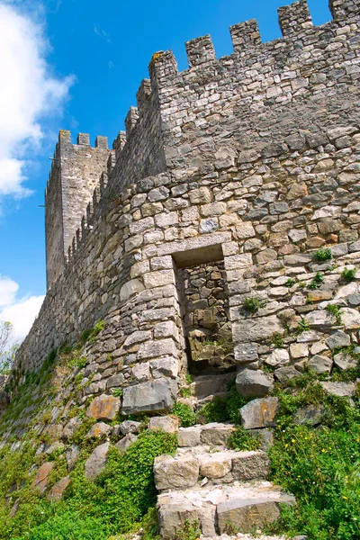 Leiria Castle Ruins Leiria Portugal Europa — Fotografia de Stock