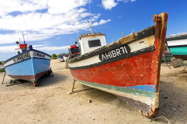 Рыболовные Лодки Struisbaai Harbour Struisbaai Western Cape South Africa Africa — стоковое фото