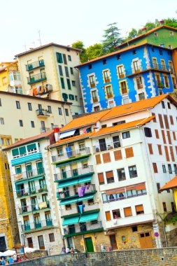 Ondarreta Sahili, La Concha Körfezi Igueldo Dağı, San Sebastian, Donostia, Guipuzcoa, Bask Ülkesi, İspanya, Avrupa