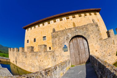 Tower-Palace of the Varona, Torre-Palacio de los Varona, 14-15th Century Civil Heritage, Spanish Property of Cultural Interest, Villanane, Alava, Basque Country, Spain, Europe clipart
