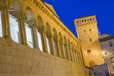 San Martin Kilisesi, 12. yüzyıl Romanesk Tarzı, İspanya Kültürel İlgi Alanı, Segovia, UNESCO Dünya Mirası Alanı, Castilla y Leon, İspanya, Avrupa