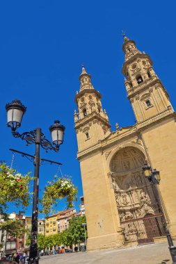 Santa Maria de la Redonda Katedrali, İspanya Kültür Mirası, Tarihi Miras, S.XV, Gotik Tarz, Logrono, La Rioja, İspanya, Avrupa