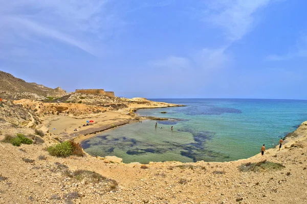 Playazo Rodalquiar Park Naturalny Cabo Gata Njar Rezerwat Biosfery Almeria — Zdjęcie stockowe