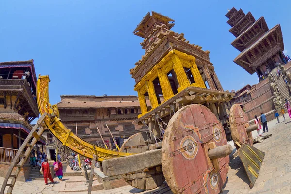 Durbar Square Património Mundial Unesco Patan Latipur Bhaktapur Kathmandu Nepal — Fotografia de Stock