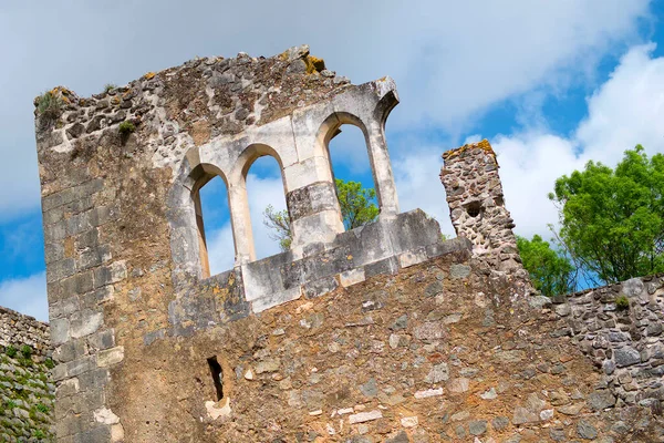 Leiria Castle Ruins Leiria Portugal Europa — Fotografia de Stock