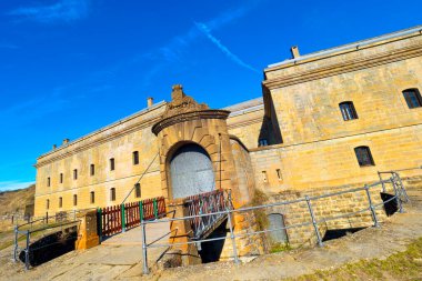 Rapitn Kalesi, Fuerte de Rapitn, 19. yüzyıl Kalesi, İspanya Ulusal Miras Alanı, İspanya Kültür Malı, Jaca, Huesca, Aragon, İspanya, Avrupa
