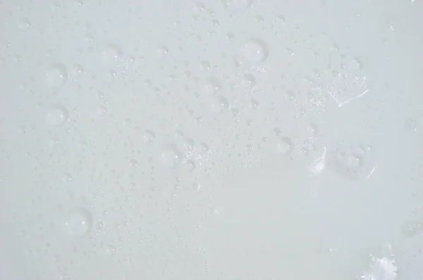 Pěna Bublina Mýdla Nebo Šampon Mytí Bílém Pozadí Stock Fotografie