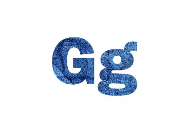 dark blue background with light divorces. Shot through the cut-out silhouette of the letter G