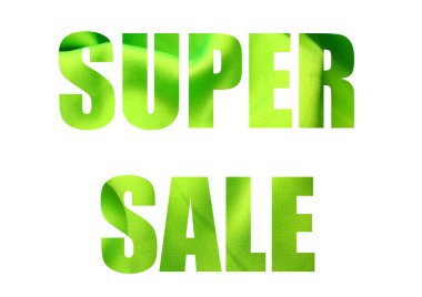 Yeşil kumaş dokusu arka plan, yeşil kumaş buruşuk arka plan. 