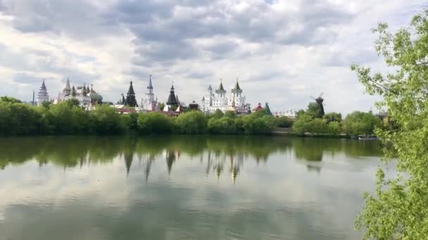 2021年6月 俄罗斯莫斯科Izmailovo美丽的克里姆林 — 图库视频影像