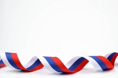 Rusya bayrağı, vatanseverlik, turizm gibi Rus bayrağının çekildiği 12 Haziran 'da Rusya Günü' nde bir tebrik kartı için arka plan.