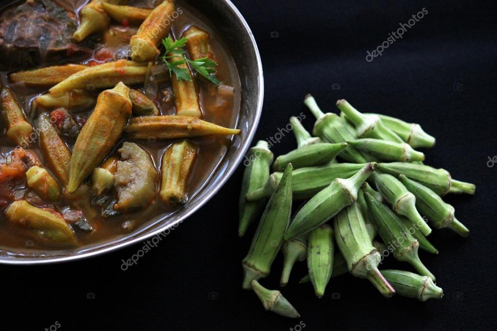 Okra soup — Stock Photo © Milenberry 55721851
