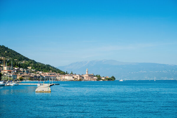 Town of Salo on Lake Garda, Italy