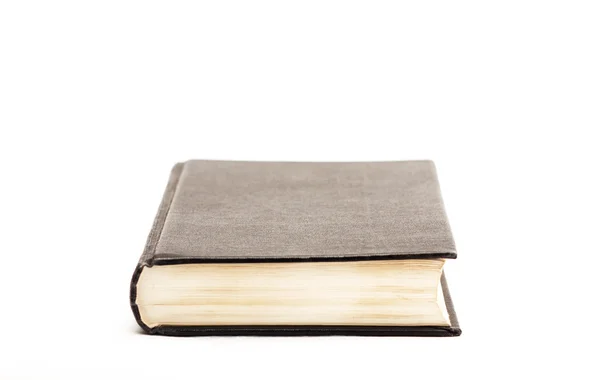 Book with hard black cover — Stock Photo, Image