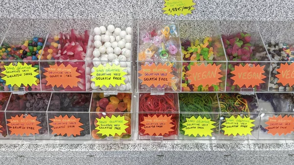 No jelly and vegetarian candies set in stone.