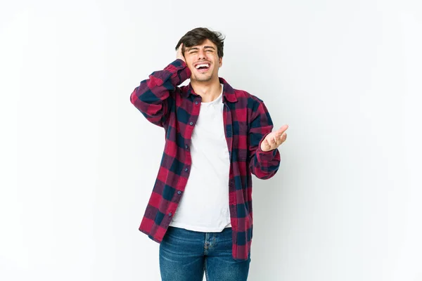 Young Cool Man Screaming Rage — Stock Photo, Image