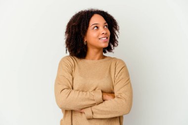 Genç Afro-Amerikan melez kadın hedeflerine ve amaçlarına ulaşma hayali kuruyor.