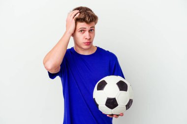 Arka planda futbol oynayan beyaz bir genç şok geçiriyordu, önemli bir toplantıyı hatırladı..