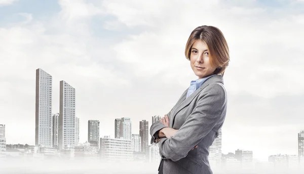 Executive young woman posing — Stock Photo, Image