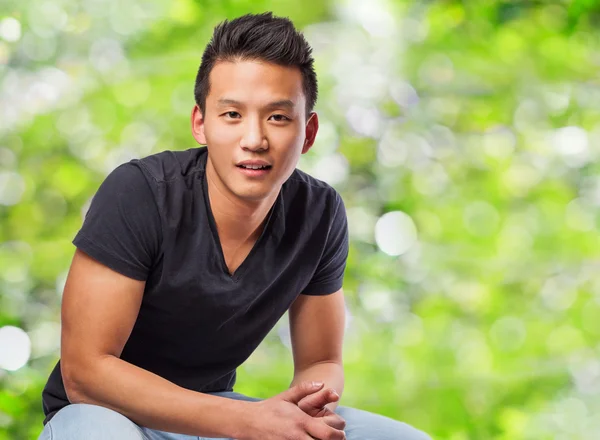 Handsome young asian man — Stock Photo, Image