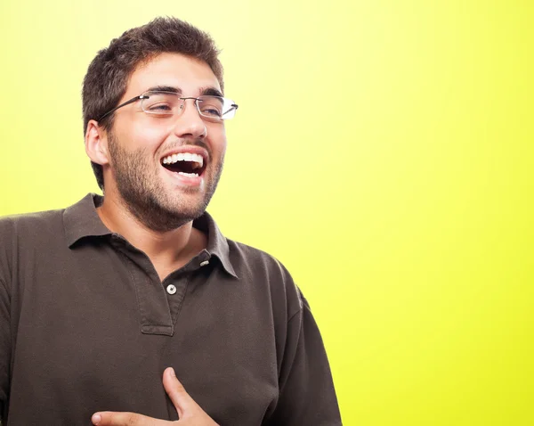 Handsome man having fun — Stock Photo, Image