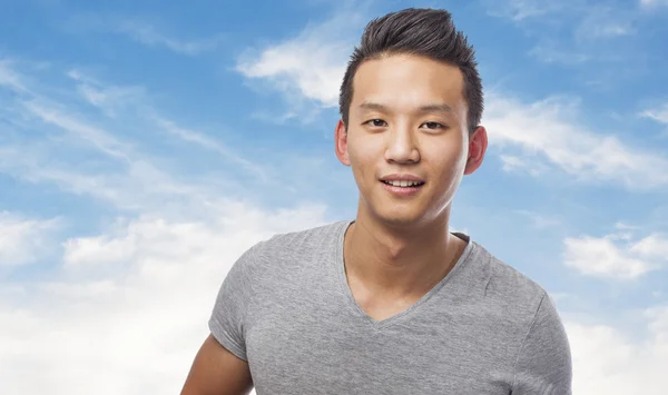 Handsome young asian man — Stock Photo, Image