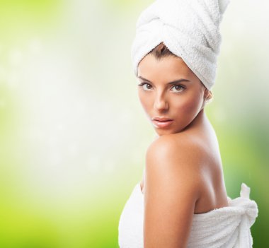 Kadın şehvetli bir göz ile