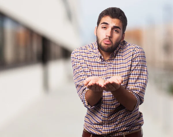 Man asking for money — Stock Photo, Image