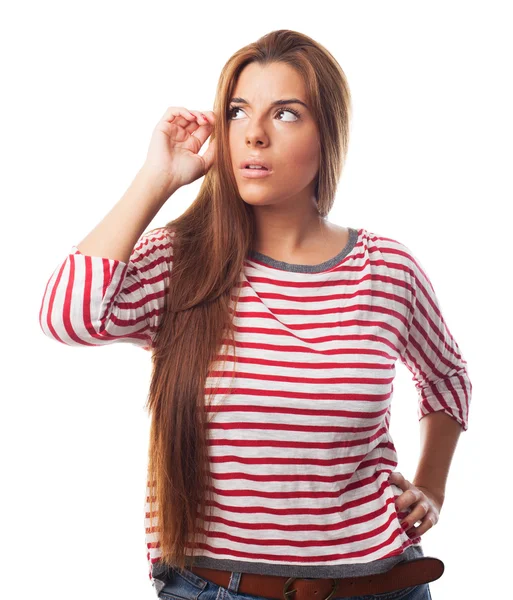 Estudiante teniendo una gran idea — Foto de Stock