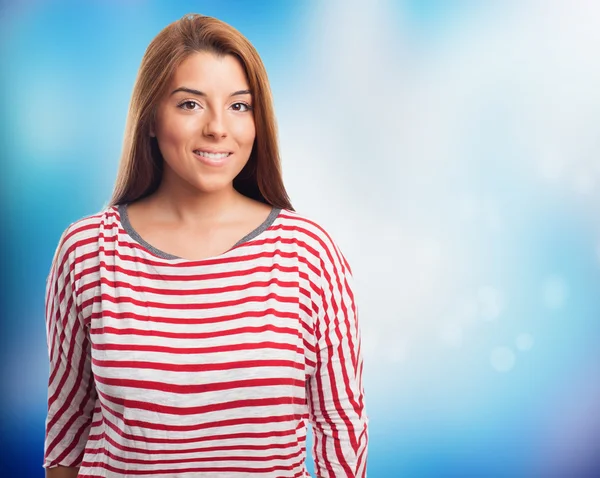 Hermosa mujer posando — Foto de Stock