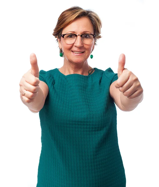 Portrait of a mature woman — Stock Photo, Image