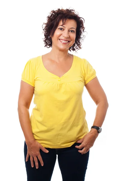 Retrato de una mujer madura — Foto de Stock