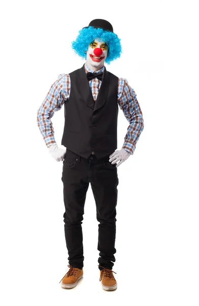 Full body clown — Stock Photo, Image