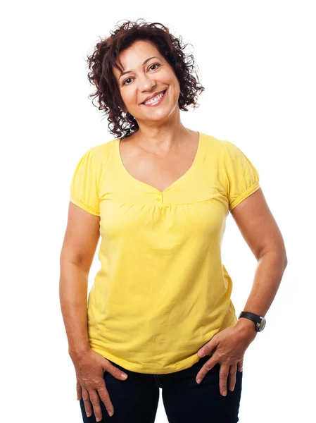 Portrait of a mature woman — Stock Photo, Image