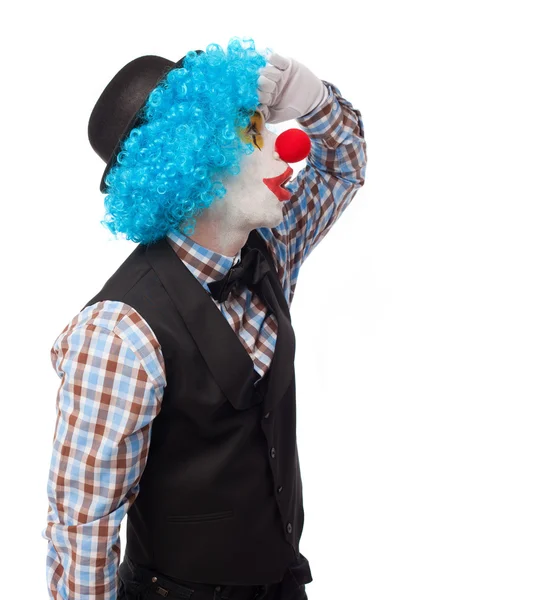 Porträt eines lustigen Clowns — Stockfoto