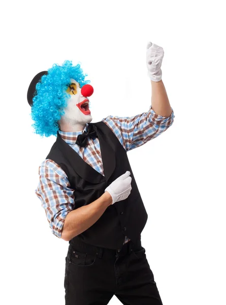 Porträt eines lustigen Clowns — Stockfoto