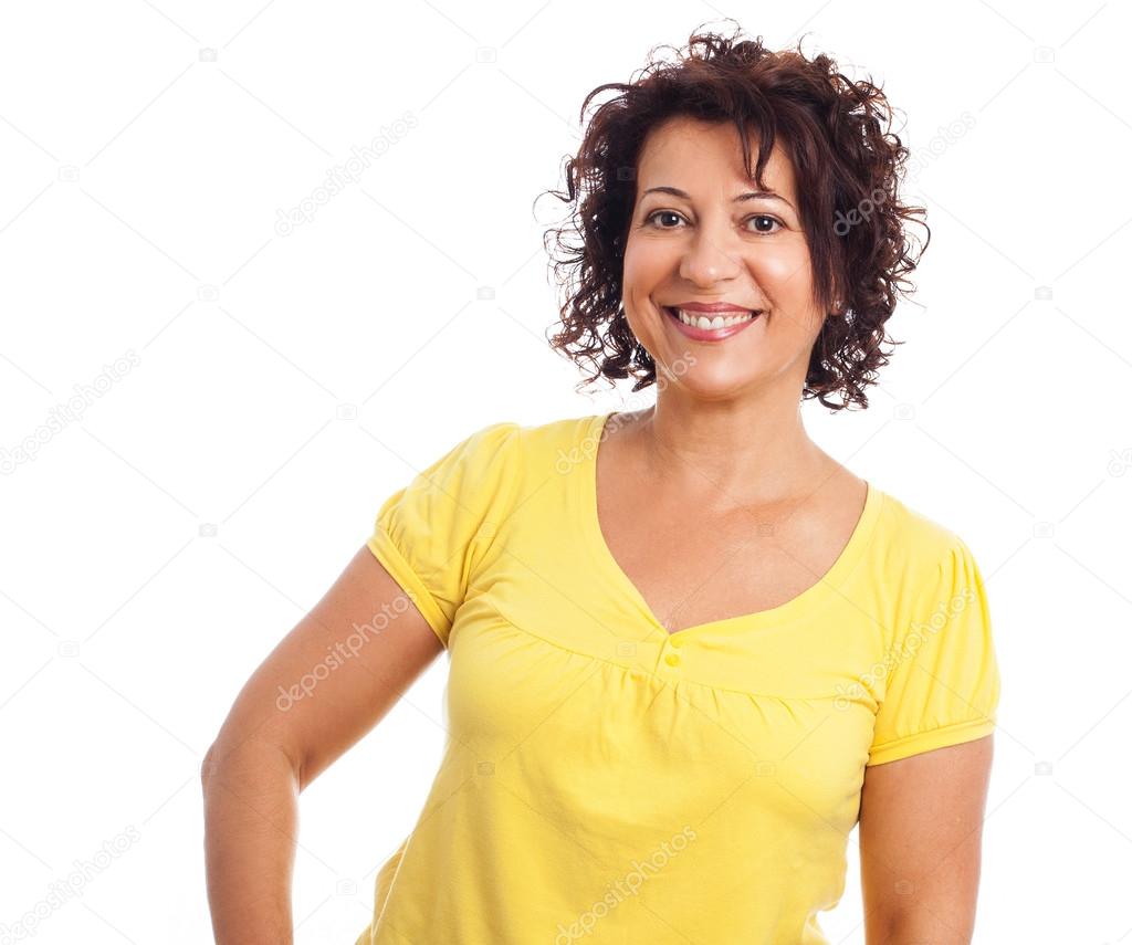 Middle age woman standing