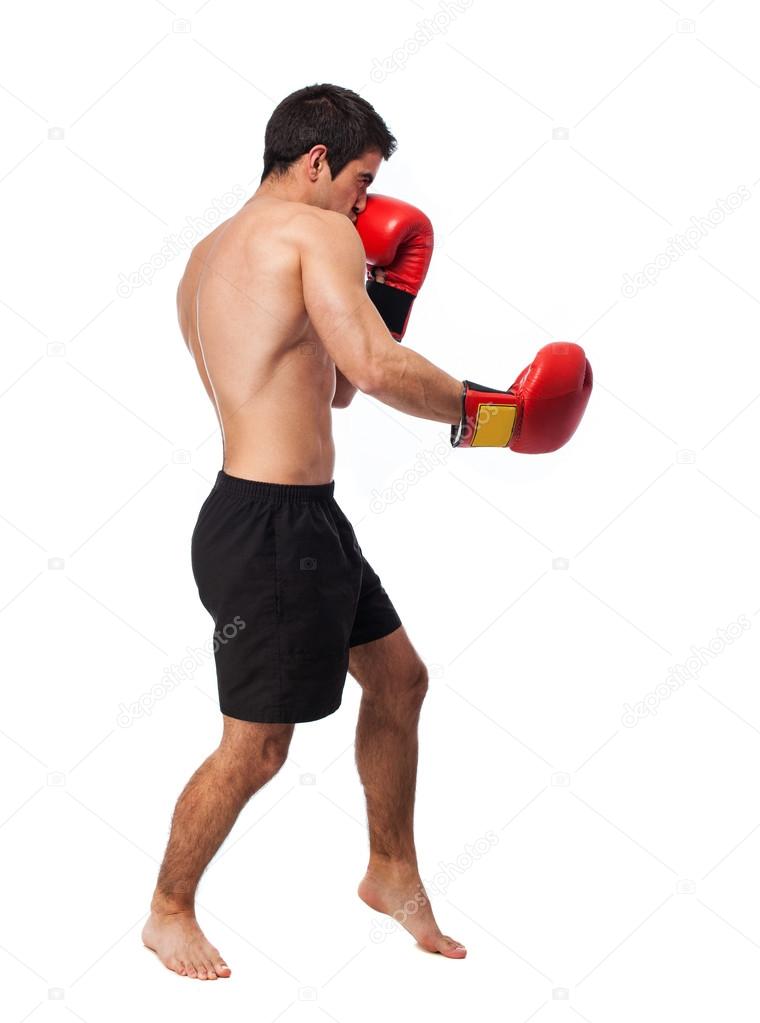 Young boxer man — Stock Photo © AsierRomeroCarballo 66618385